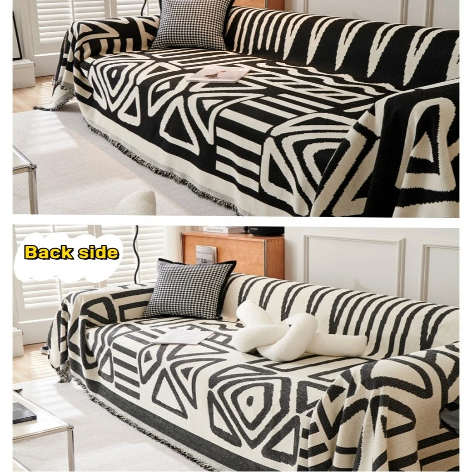 Sofa Towel With Tassels