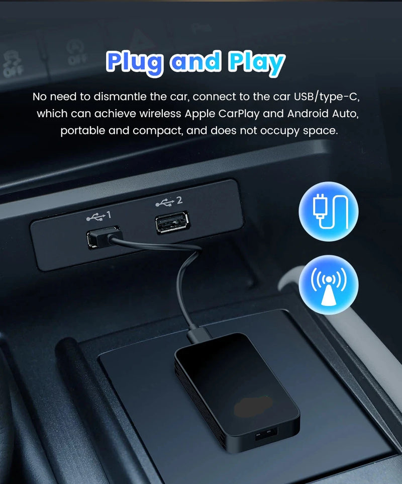 2 In 1 Wireless CarPlay Adapter