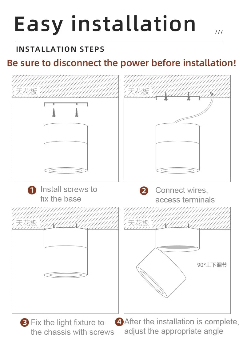 LED Sunset Spotlight Lamp