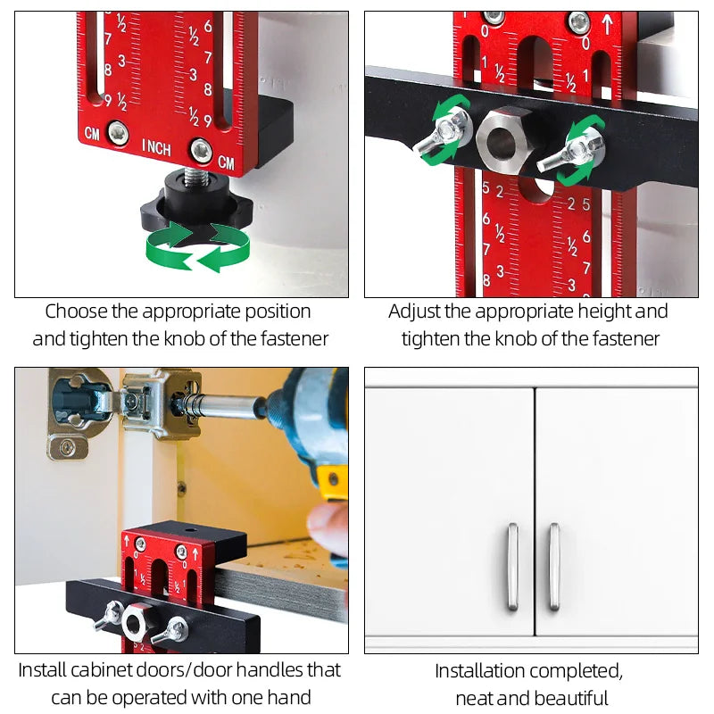 Cabinet Door Installation Locator Clamp