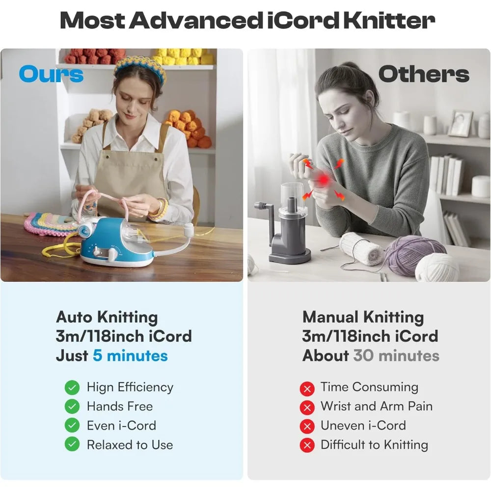 Automatic Cord Knitting Machine