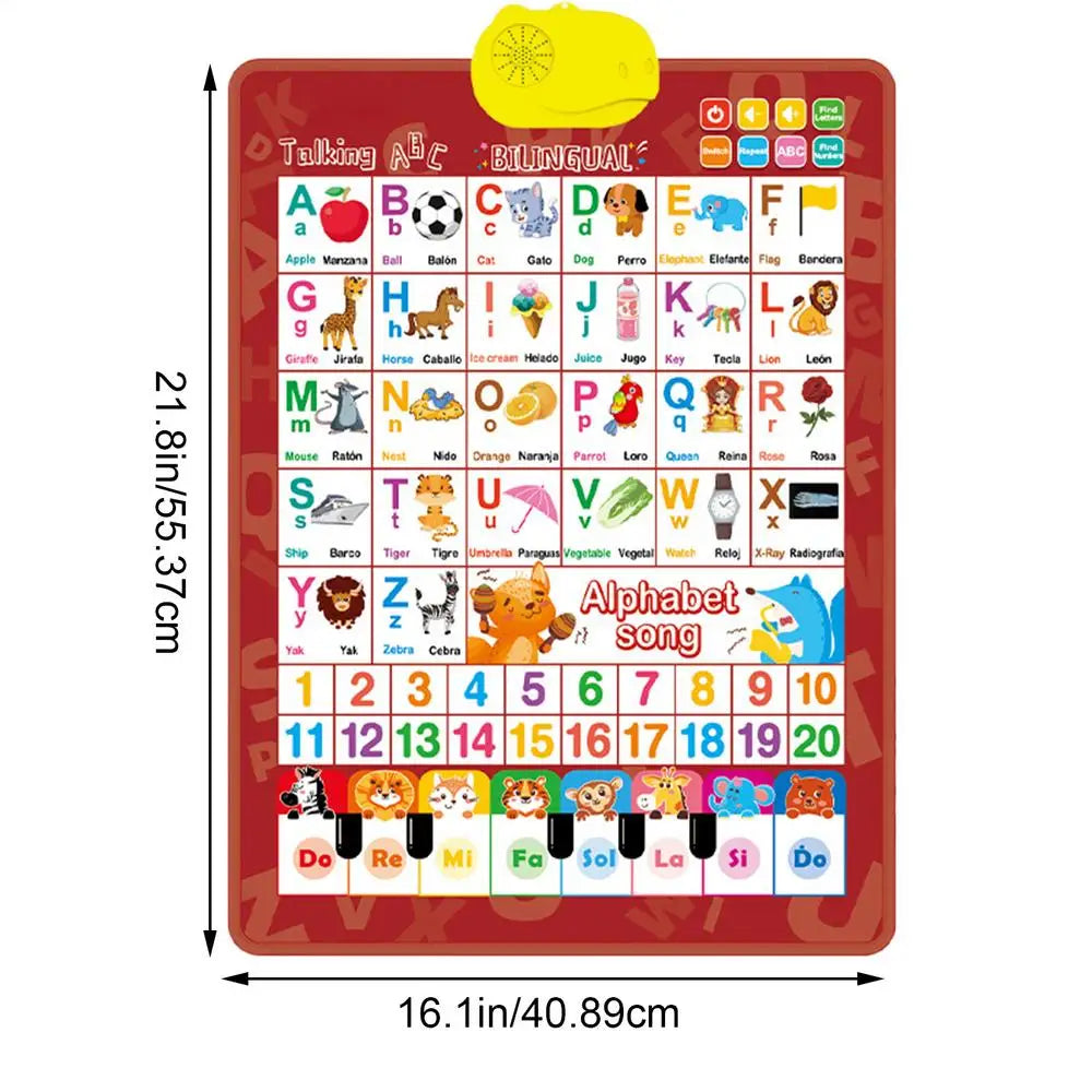 Electronic Interactive Toddlers Learning Chart