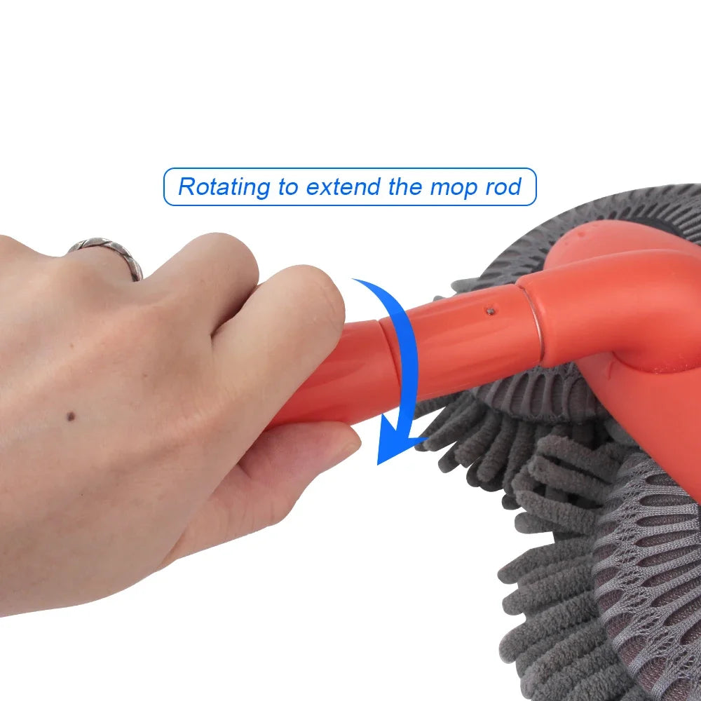 Retractable Rotary Car Wash Mop