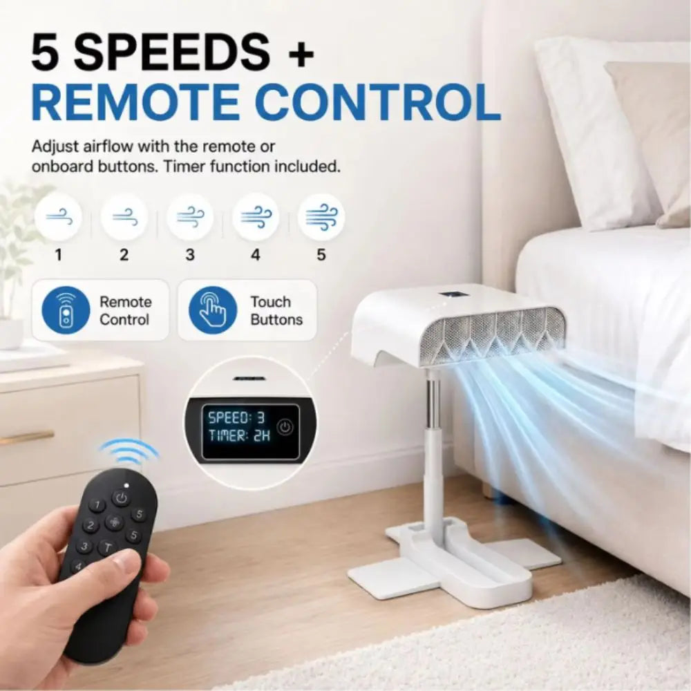 Wireless Bed Air Circulator Fan