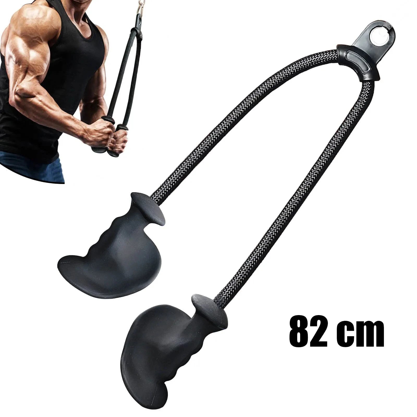 Ergonomic Triceps Rope