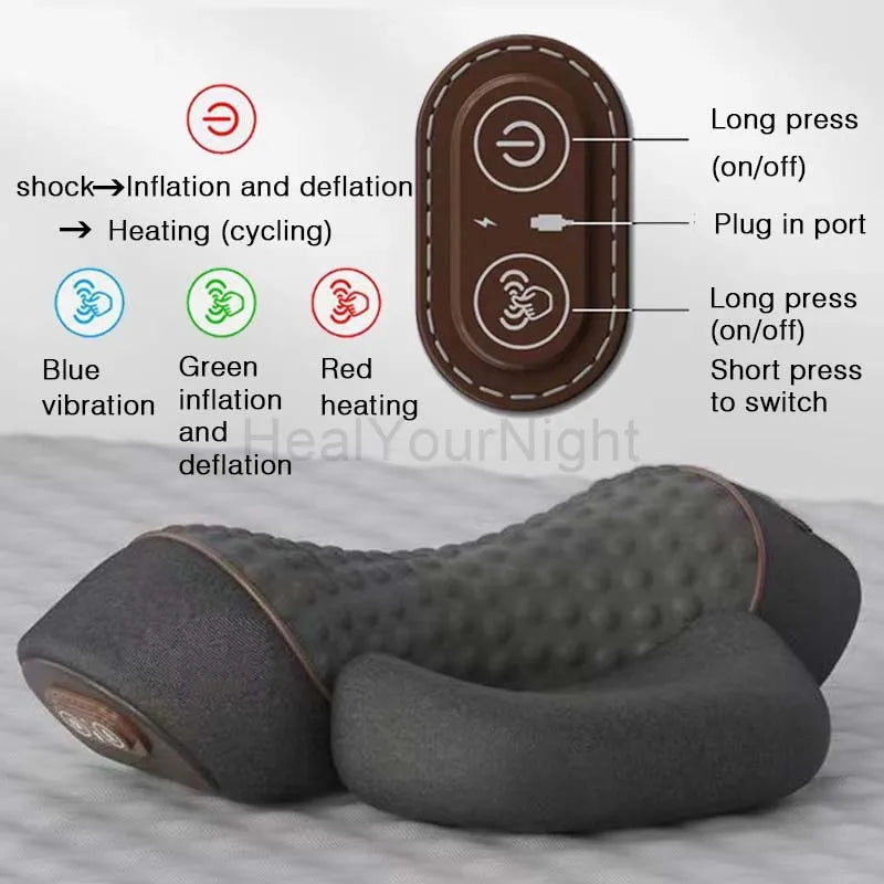 Hot Compression Vibrating Massage Pillow Hot Compression Vibrating Massage Pillow