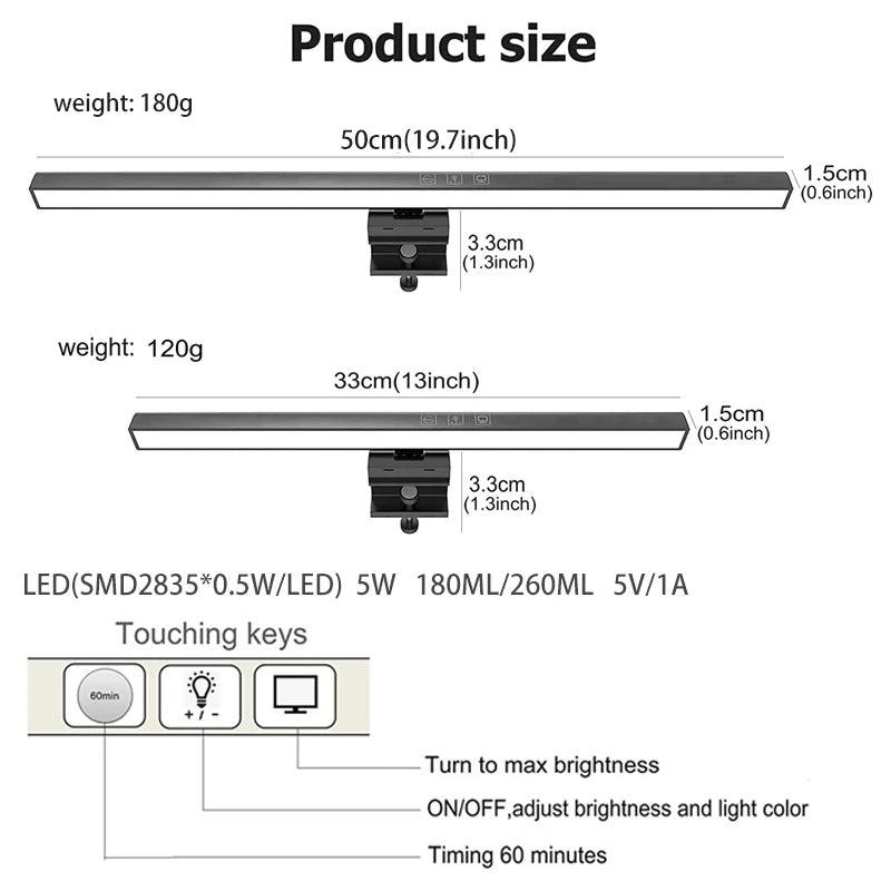 Eye Care Monitor Light Bar