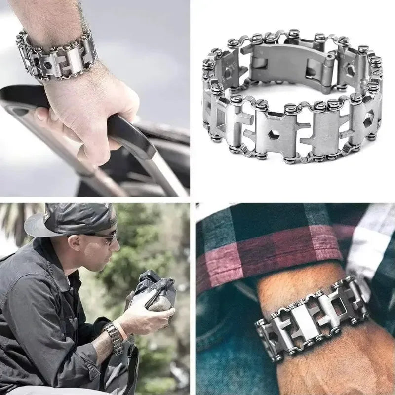 Stainless Steel Multi Tool Bracelet