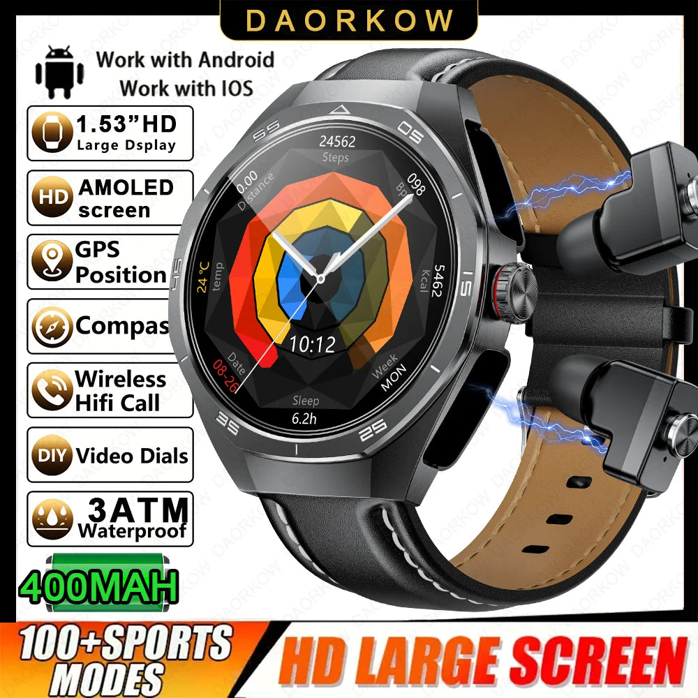 Smart Two-in-one Bluetooth Watch
