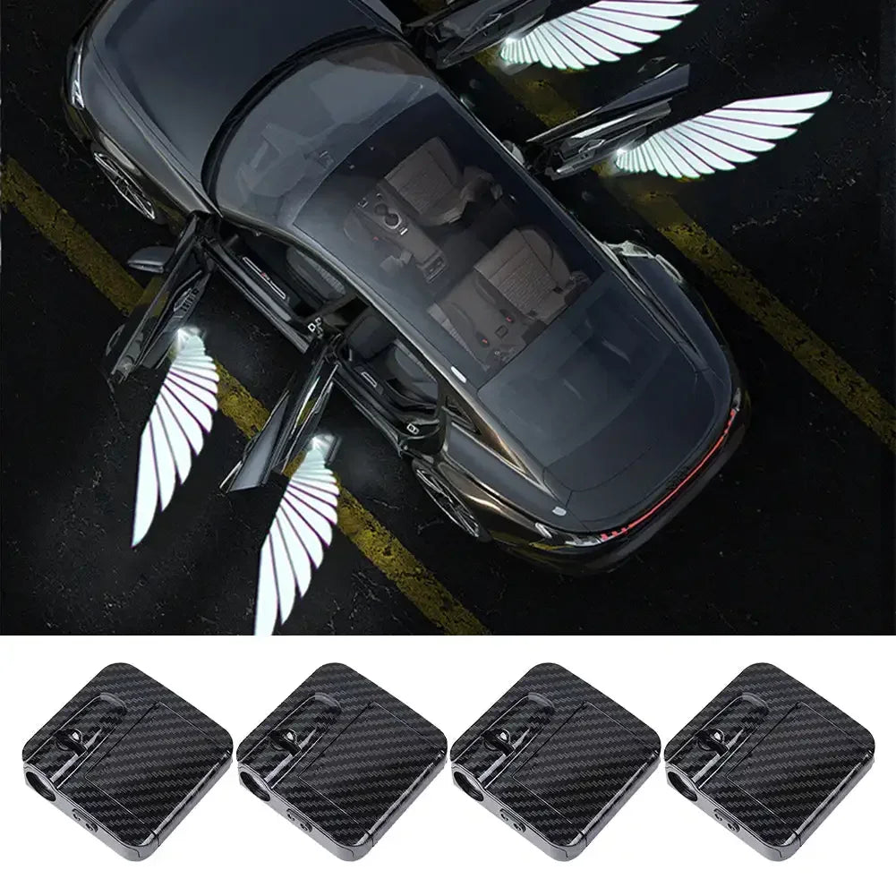 Wireless Angel Wings Car Door Projector