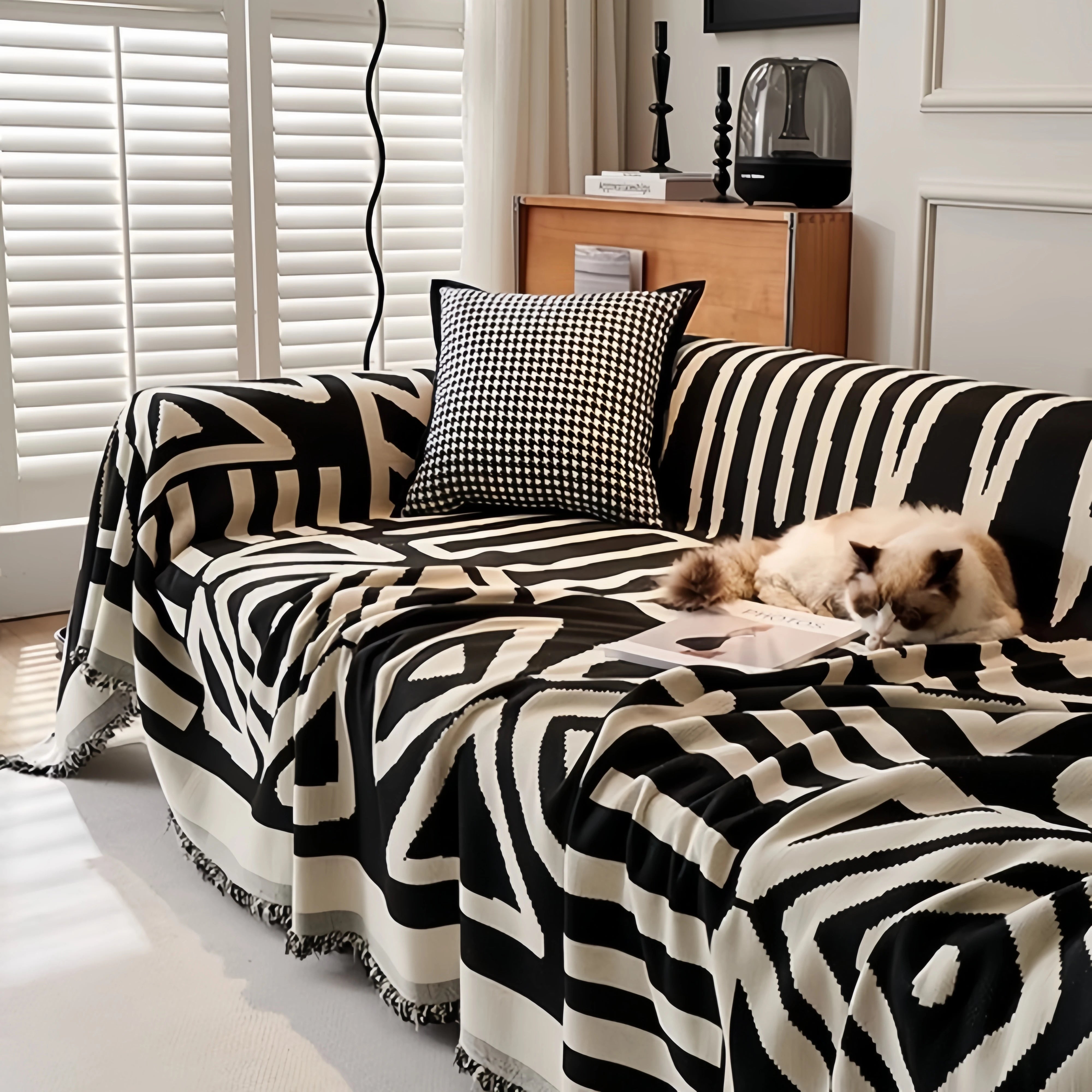Sofa Towel With Tassels