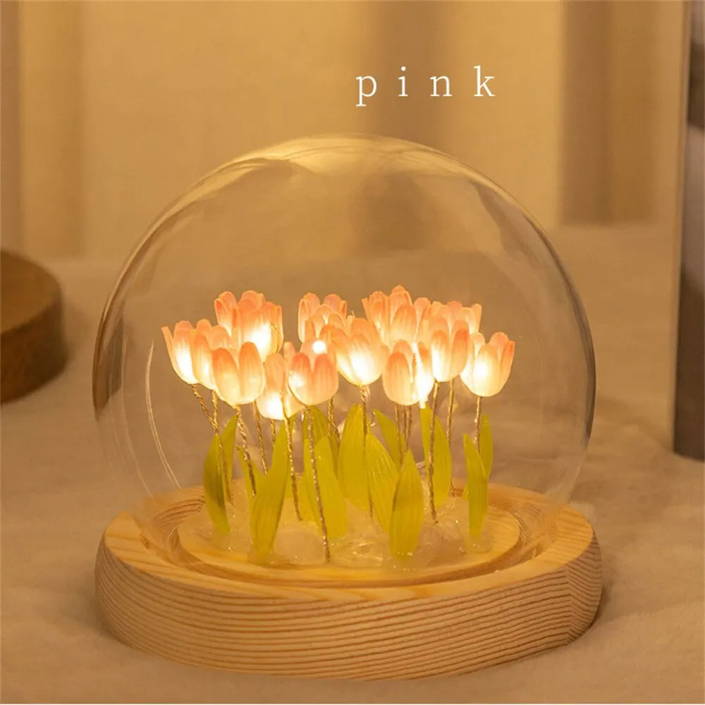 Golden Plated Artificial Luminous Roses