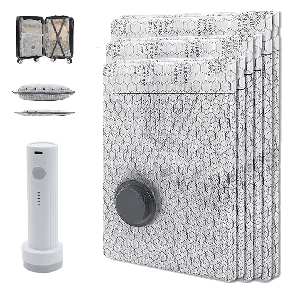 Multi-Storage Portable Vacuum Compression Bags