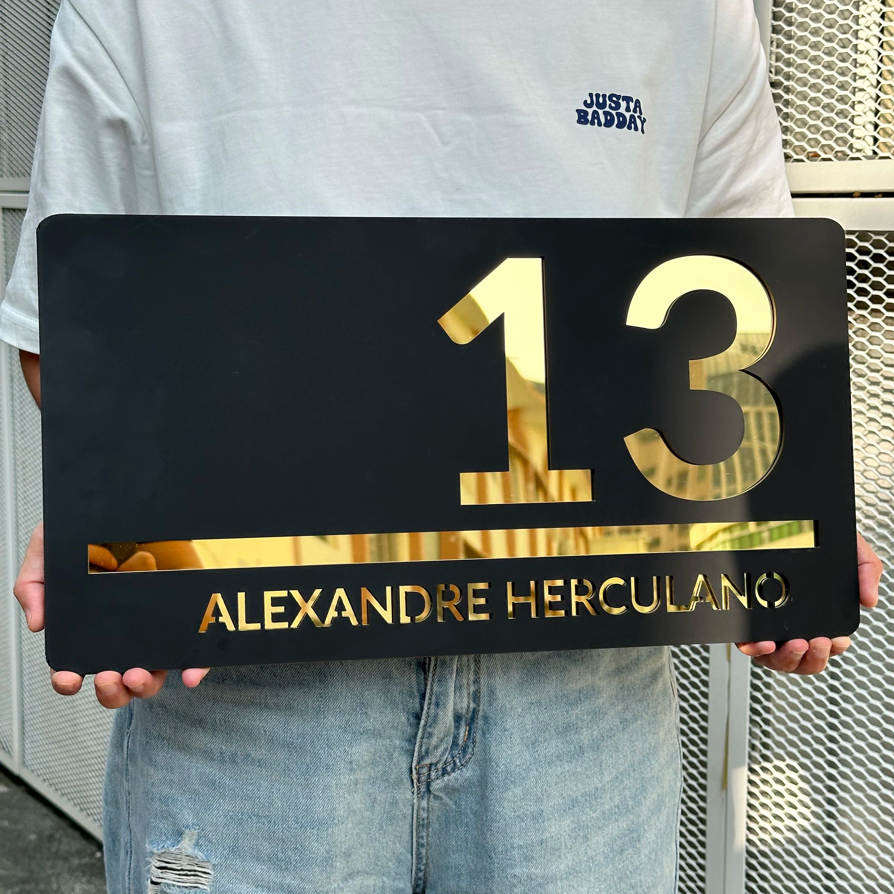 Customized Acrylic Laser Cut Sign Plate