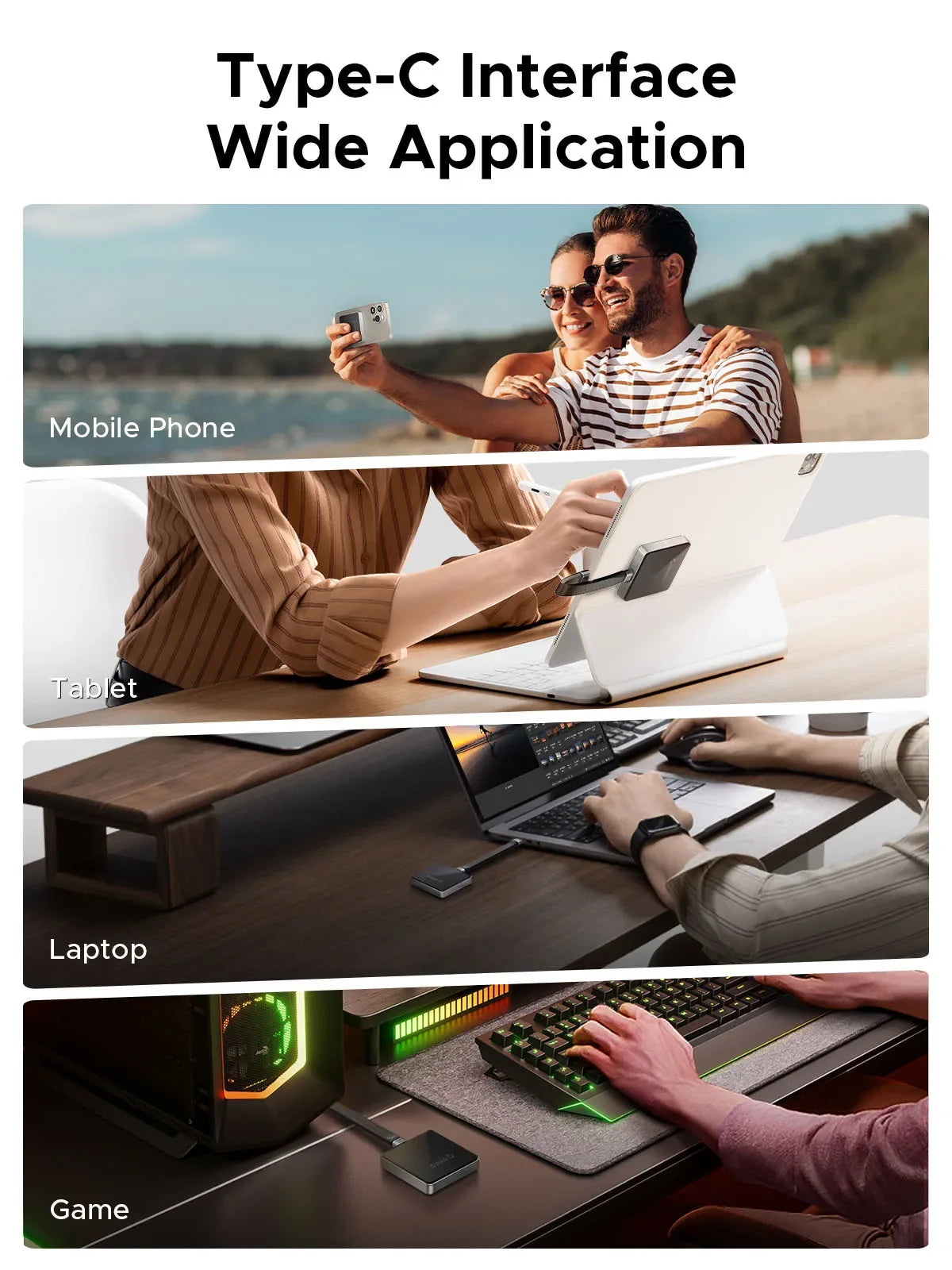 USB Type C Magnetic SSD Adapter
