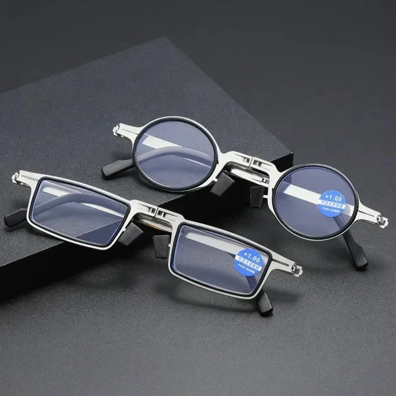 Unisex Foldable Reading Glasses with Case