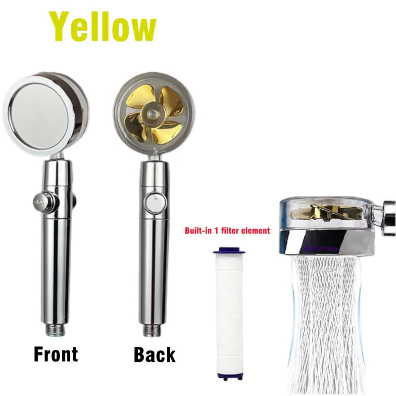 Turbocharged  Rotating Shower