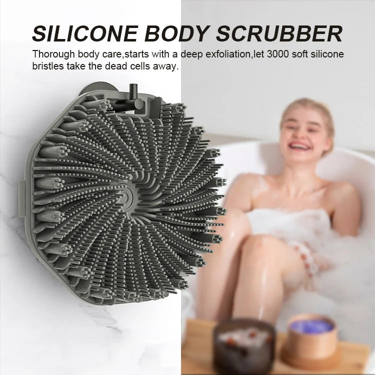 Soft Silicone Shower Body Scrubber