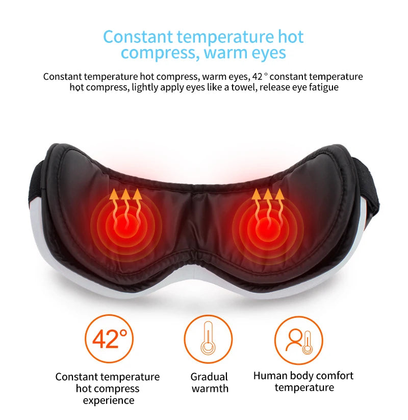 Bluetooth Music Hot Compress Eye Massager