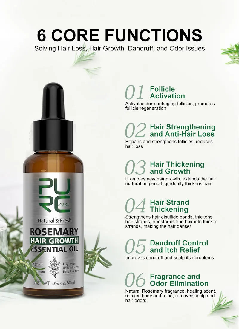 Rosemary Hair Growth Essential Oil