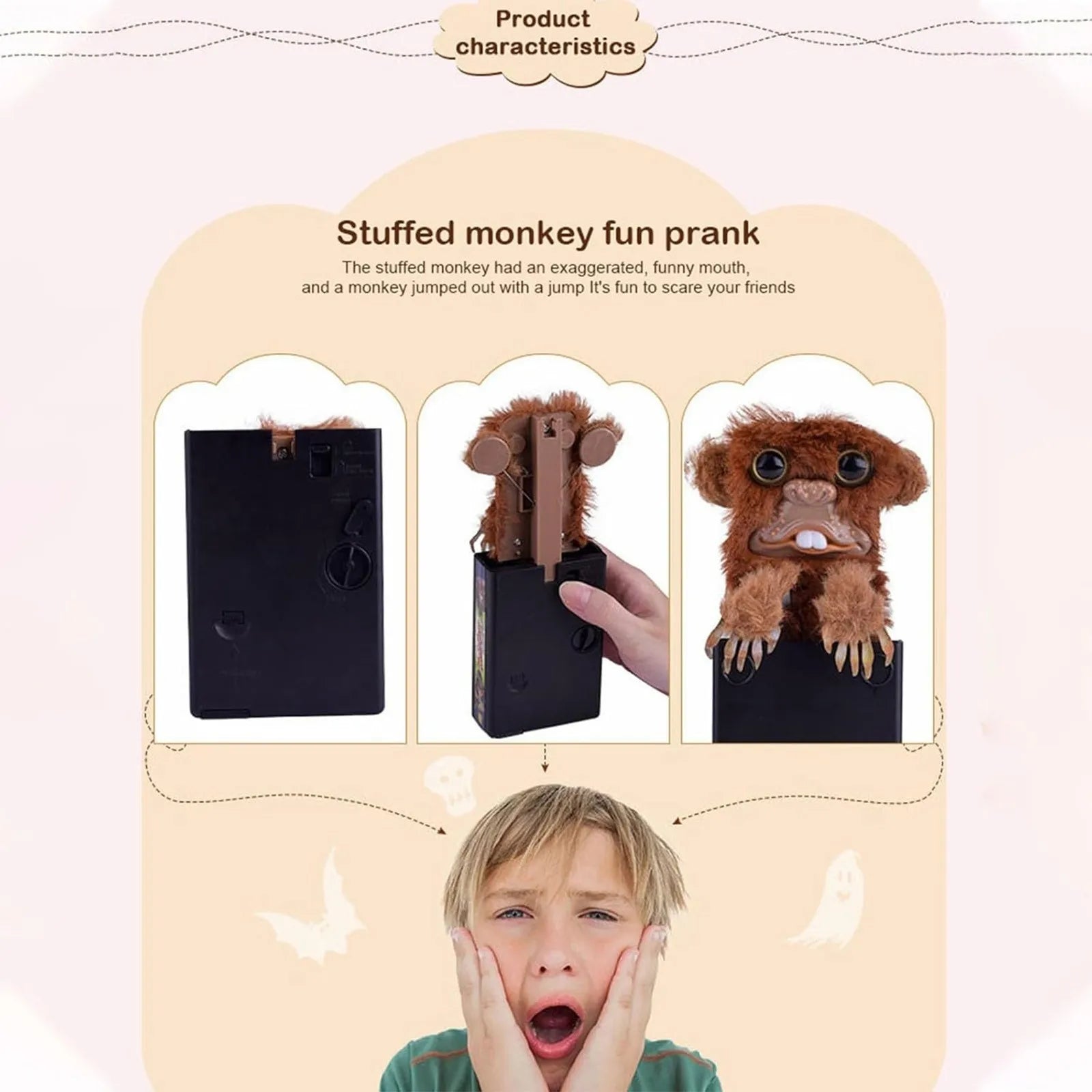 Pop-Up Prank Monkey Toy