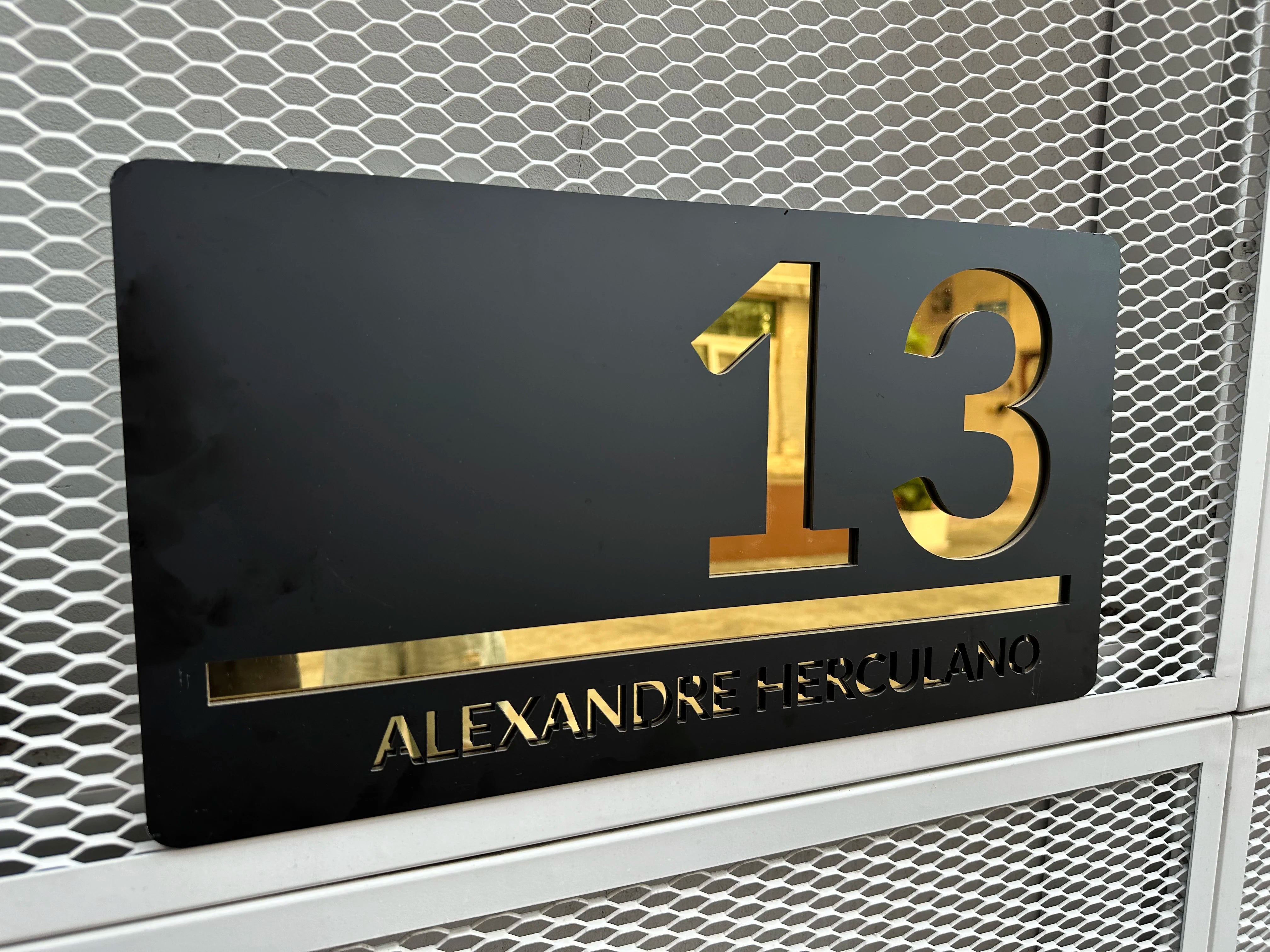 Customized Acrylic Laser Cut Sign Plate