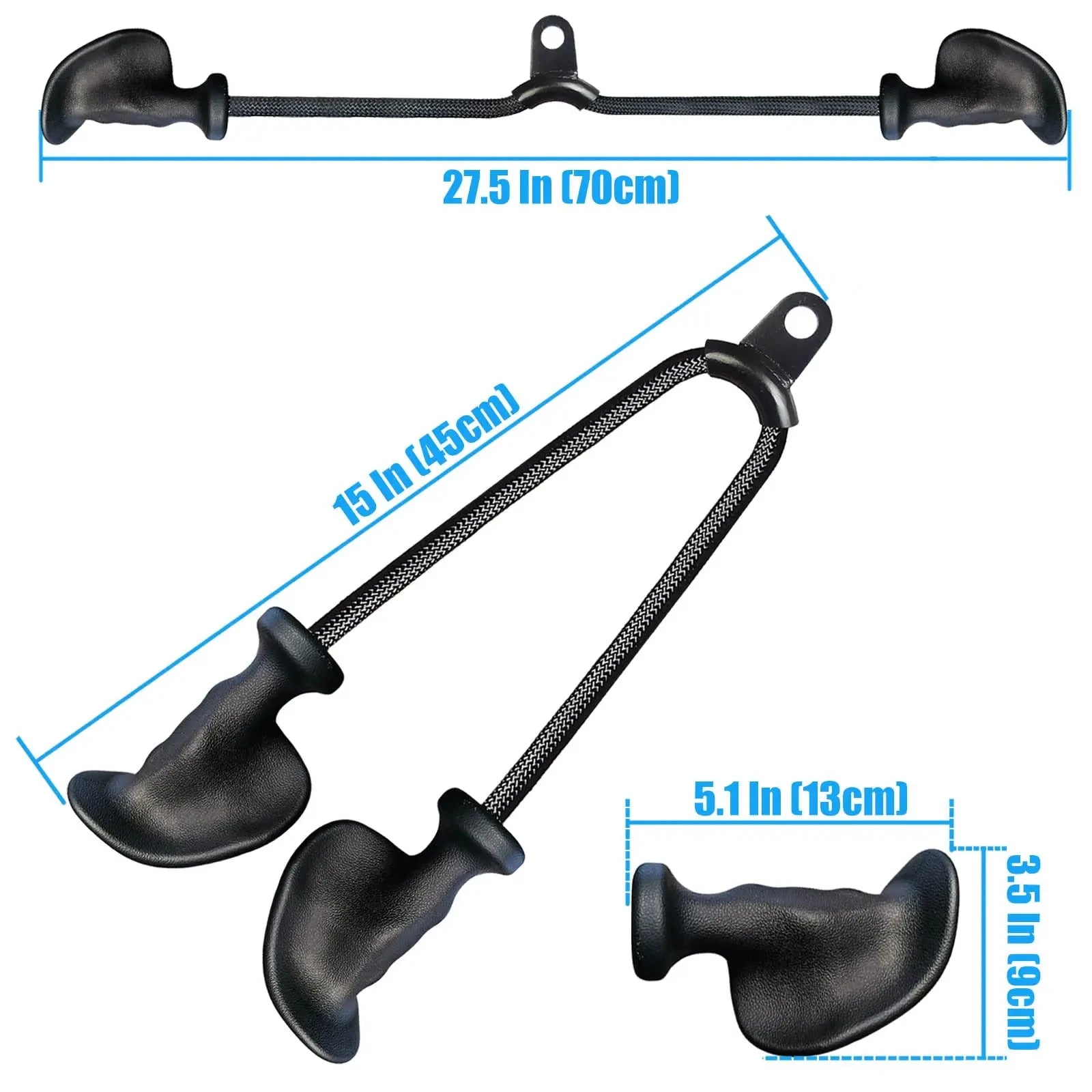 Ergonomic Triceps Rope