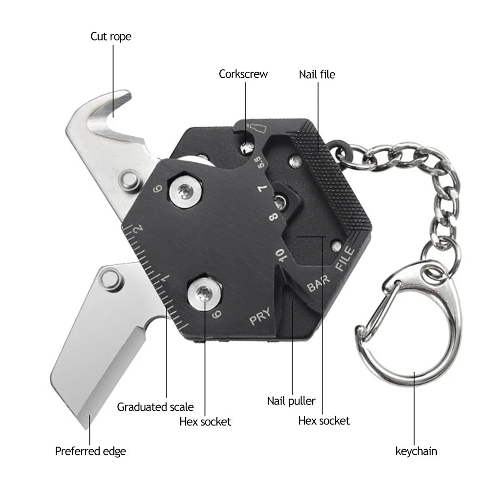 Mini Keychain Multitool
