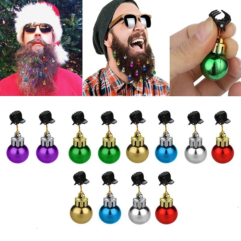 Multi-Colors Beard Clips 12Pcs