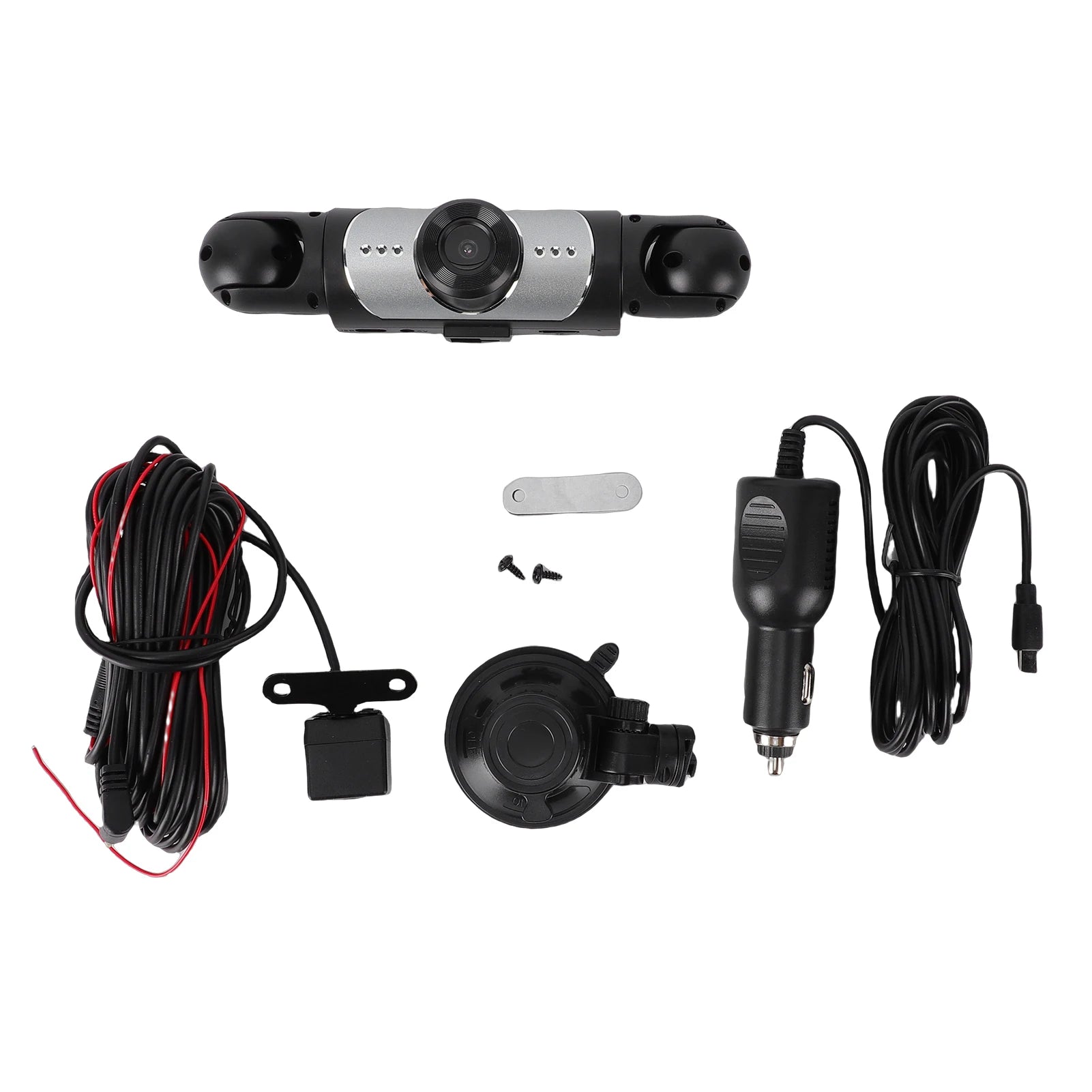 360 Degree View 4Ch Dash Cam for Cars