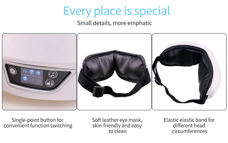 Bluetooth Music Hot Compress Eye Massager