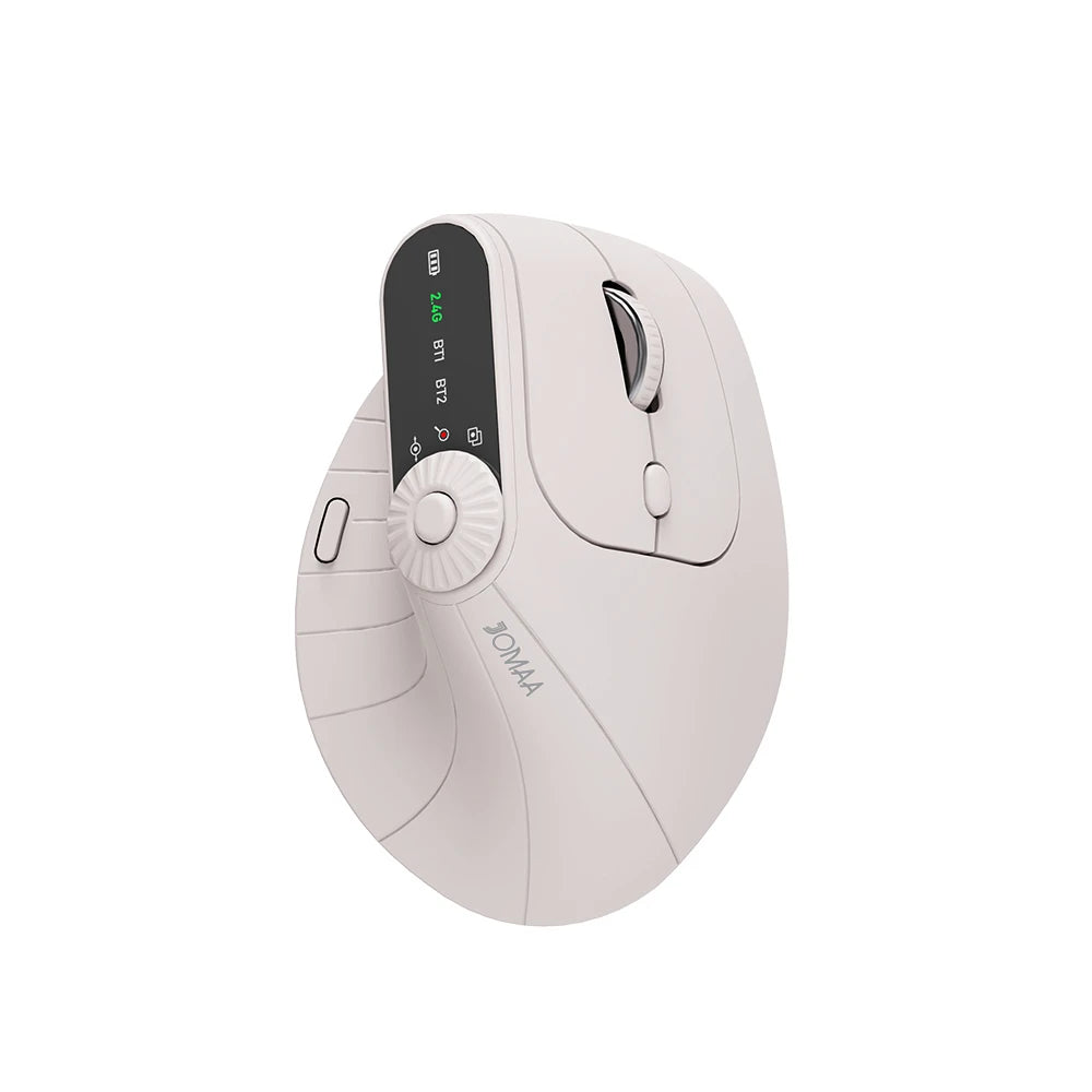 Ergonomic Vertical Wireless Mouse With Adjustment Knob