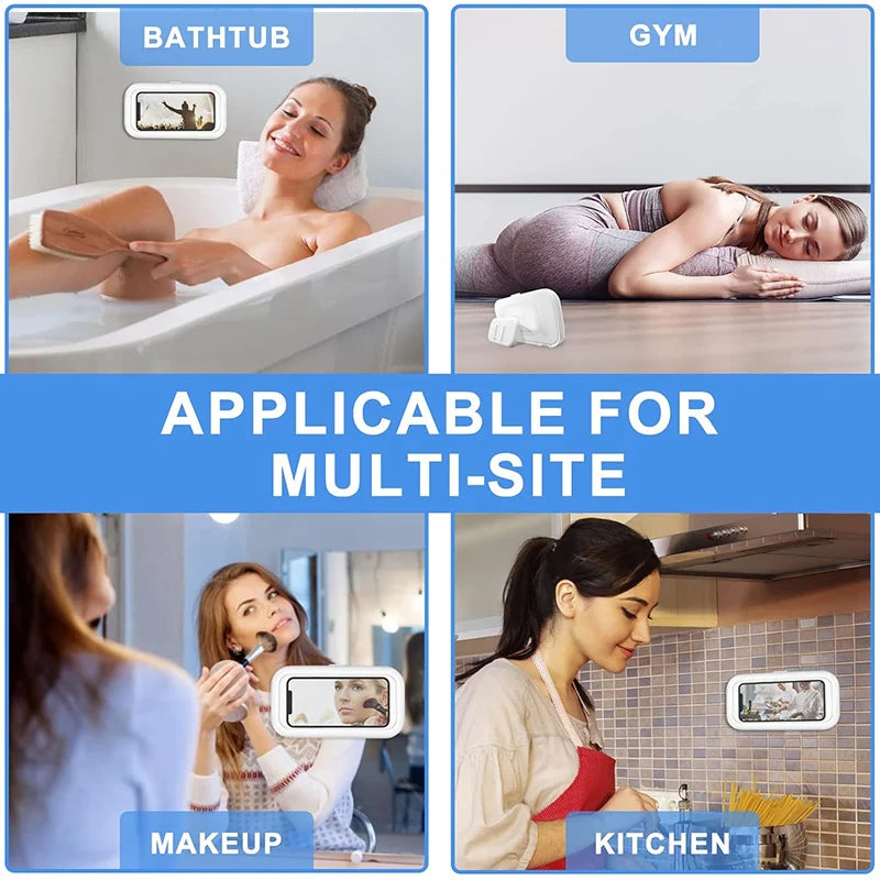 Adjustable Waterproof Wall Mount Phone Holder