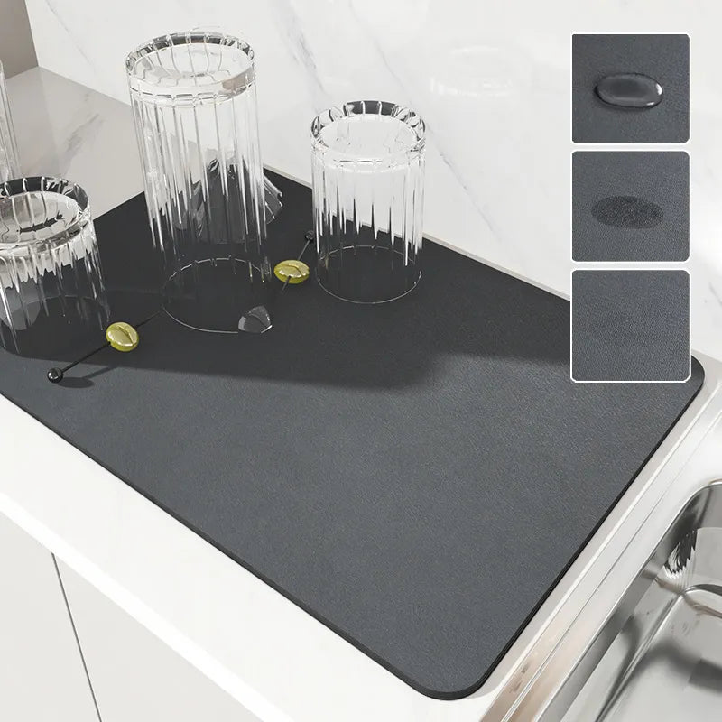 Kitchen Countertop Water Absorbent Mat