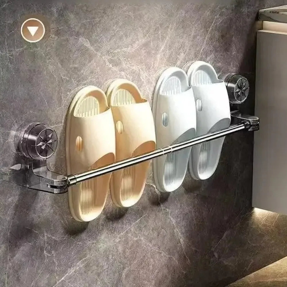 Expandable Suction Cup Wall Storage Rack