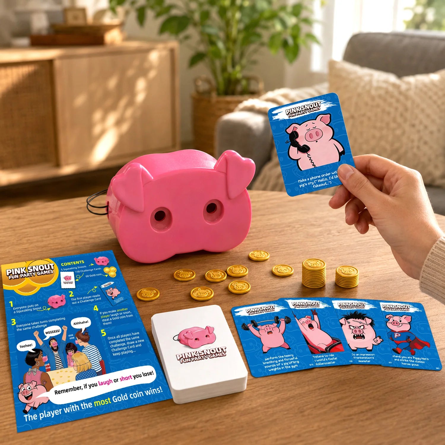 Fun Piggy Nose Challenges Game