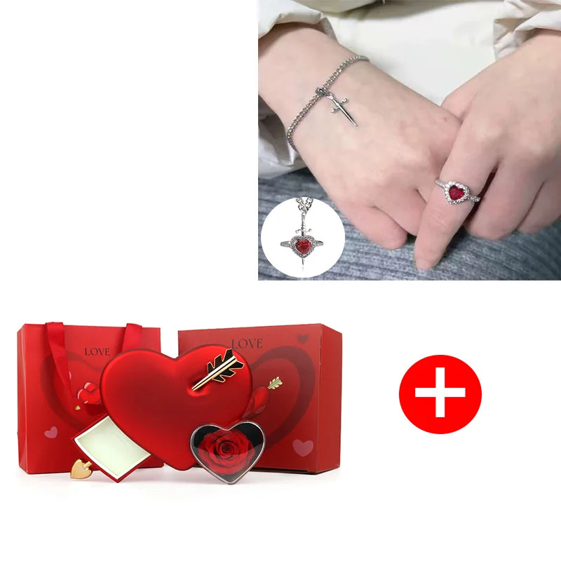 Amour Heart Jewelry Gift Case