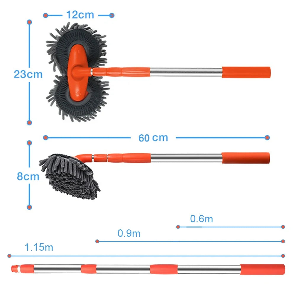 Retractable Rotary Car Wash Mop