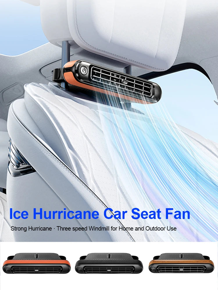 USB Turbo Car Seat Cooling Fan