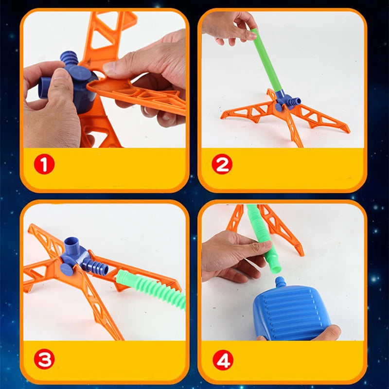 Air Powered Rocket Toy
