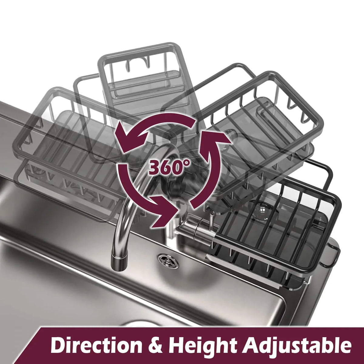 3-in-1 Sink Storage Rack