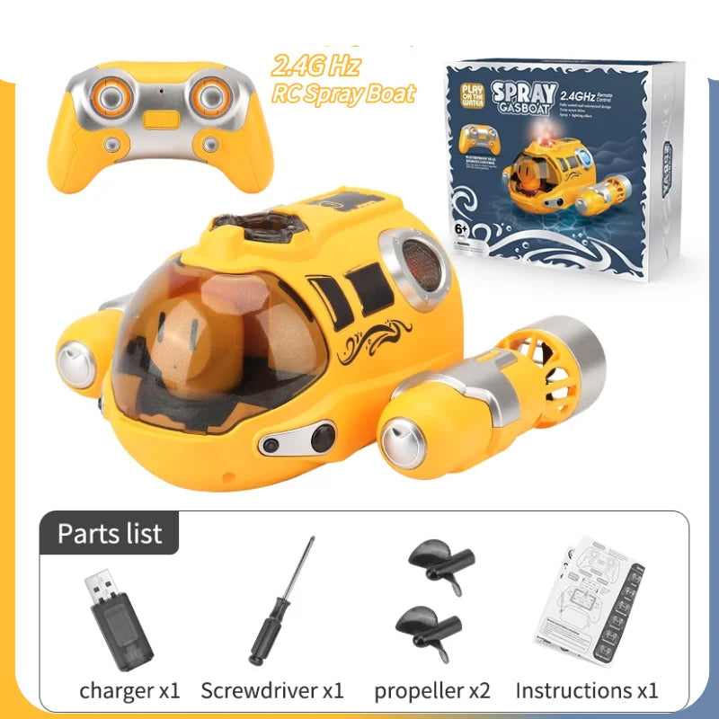RC Electric Steam Boat Toy