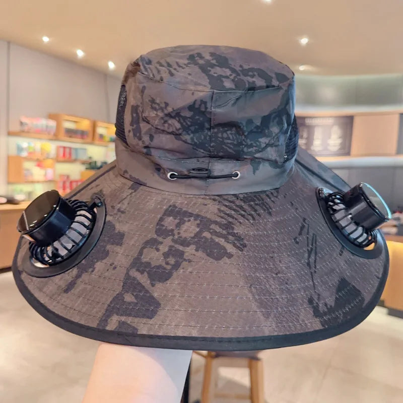 Solar Fan Bucket Hat