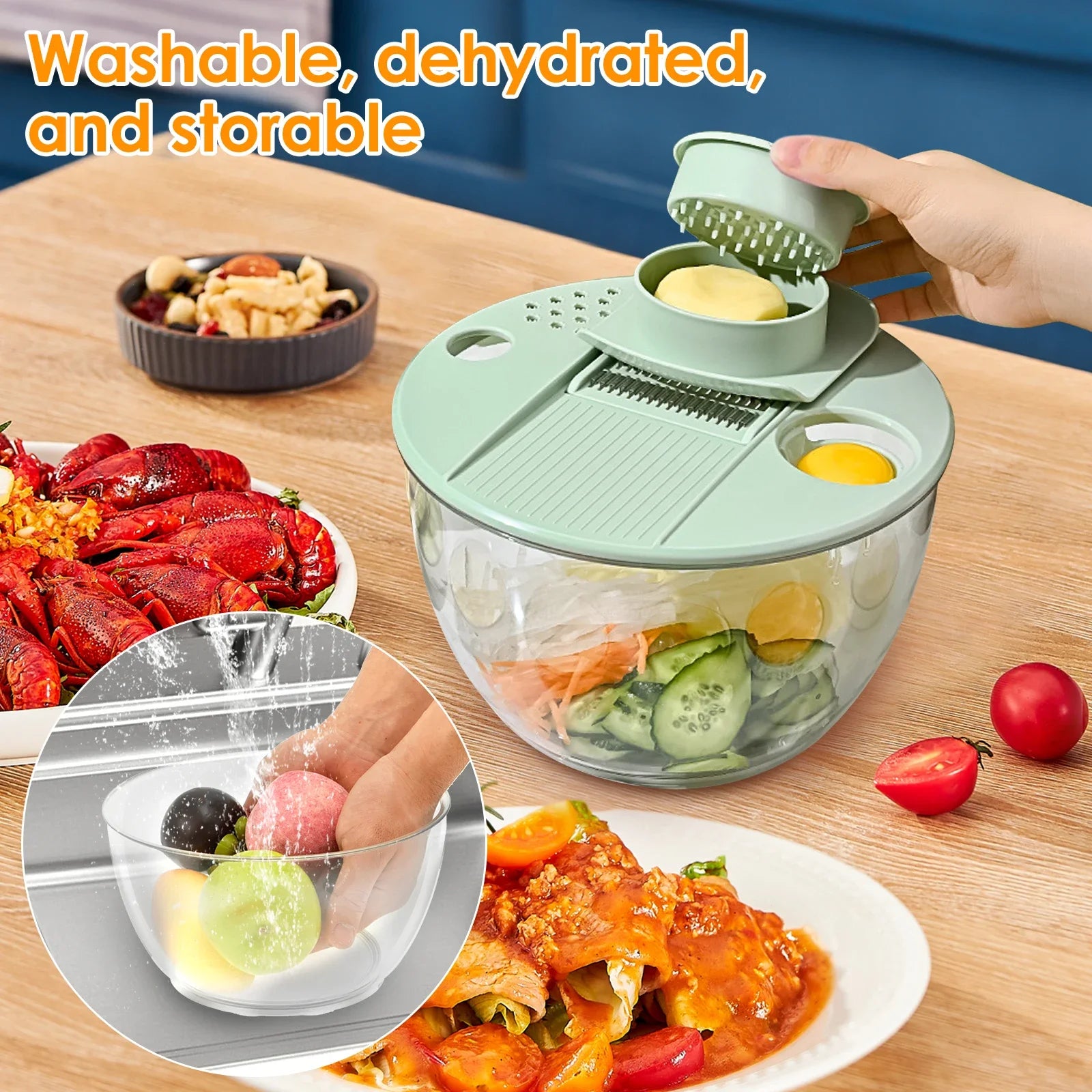 Multifunctional Vegetable Chopper For Salad