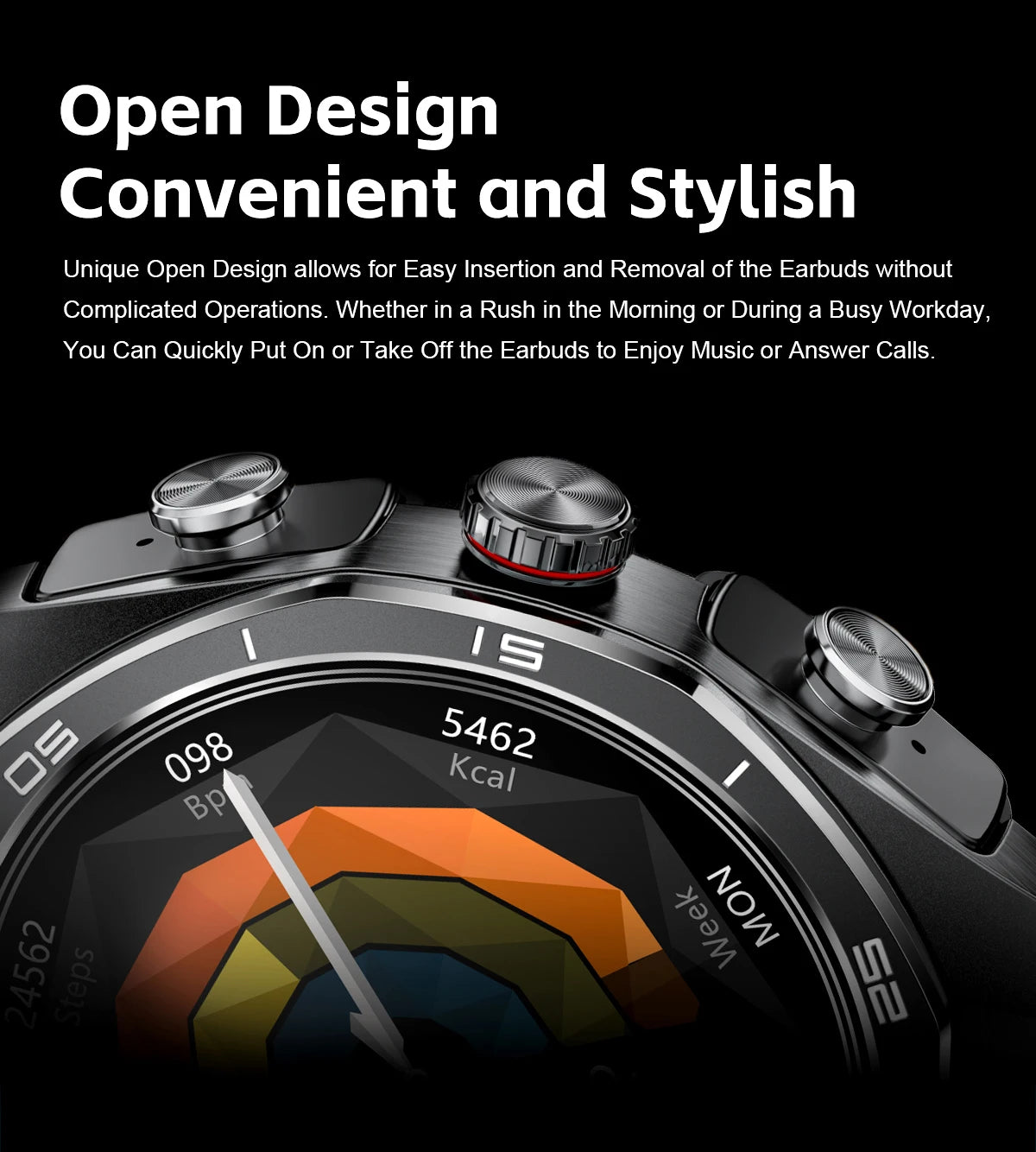 Smart Two-in-one Bluetooth Watch