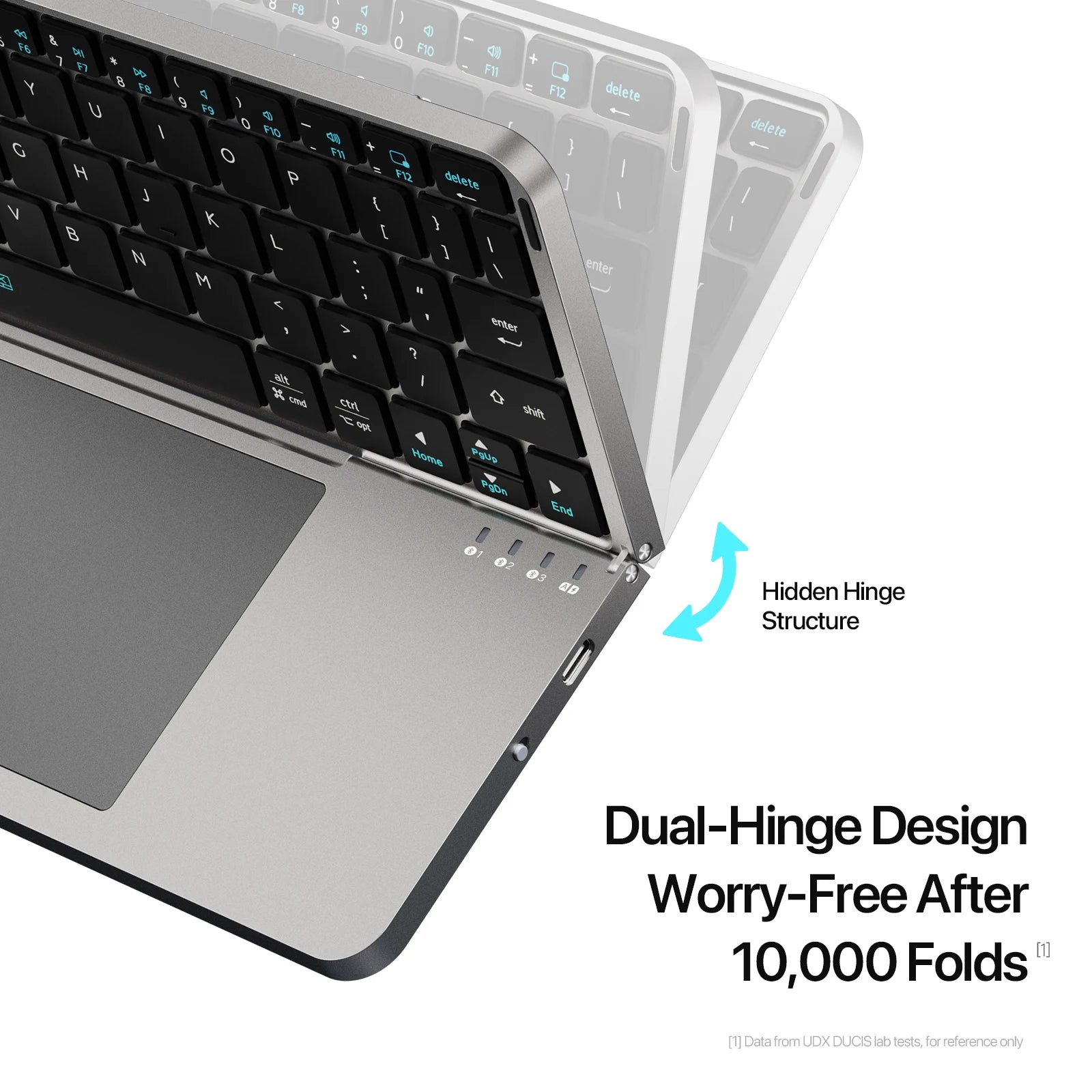 Multifunctional Foldable Bluetooth Keyboard