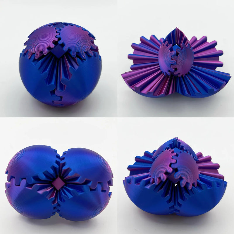 3D Printed Gear Ball Fidget Toy