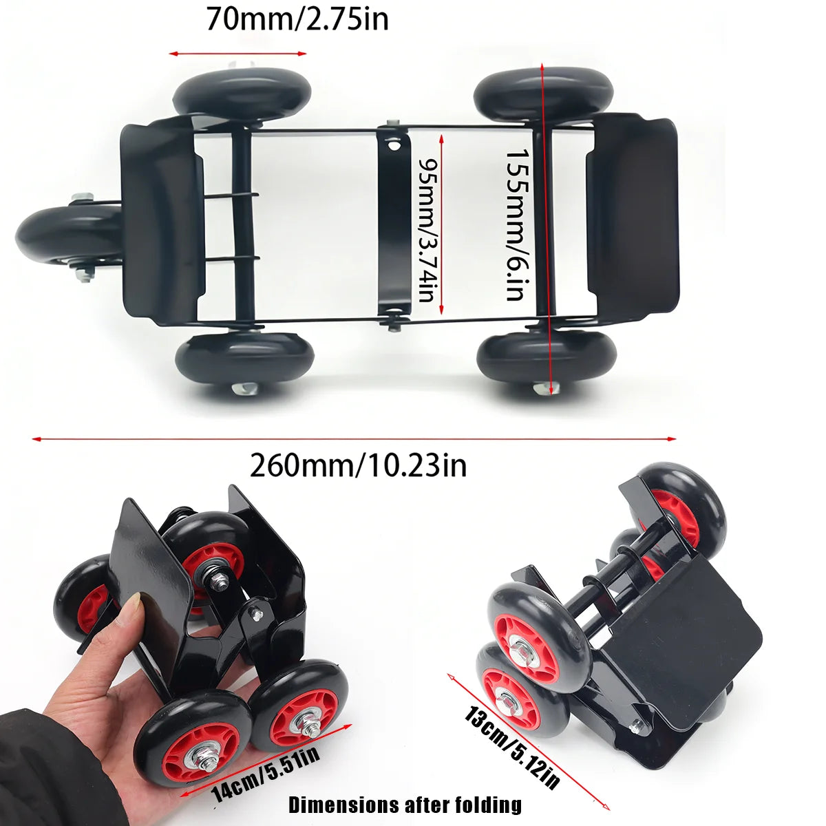 Motorcycle Emergency Tire Moving Tool
