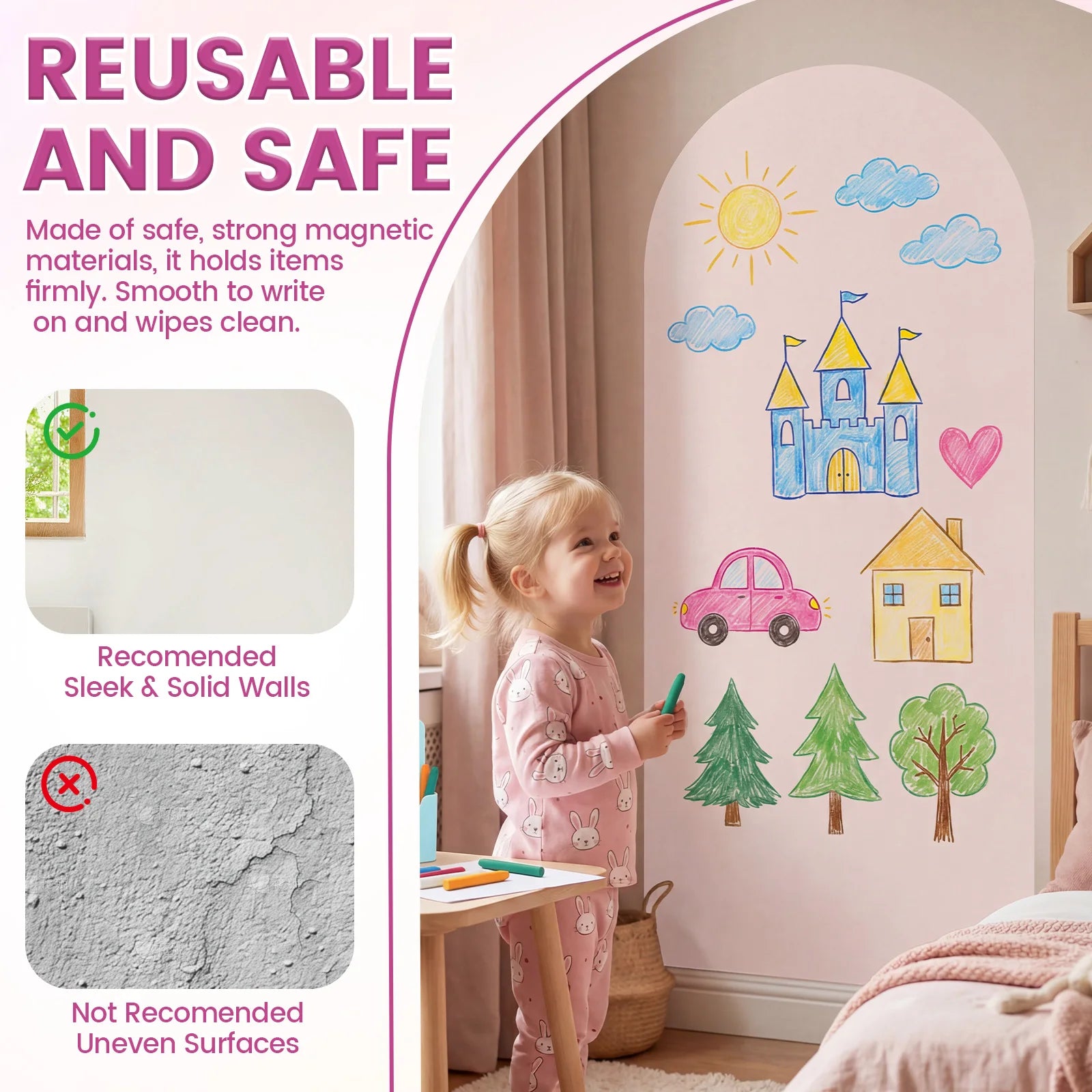 Magnetic Arch Wall Sticker