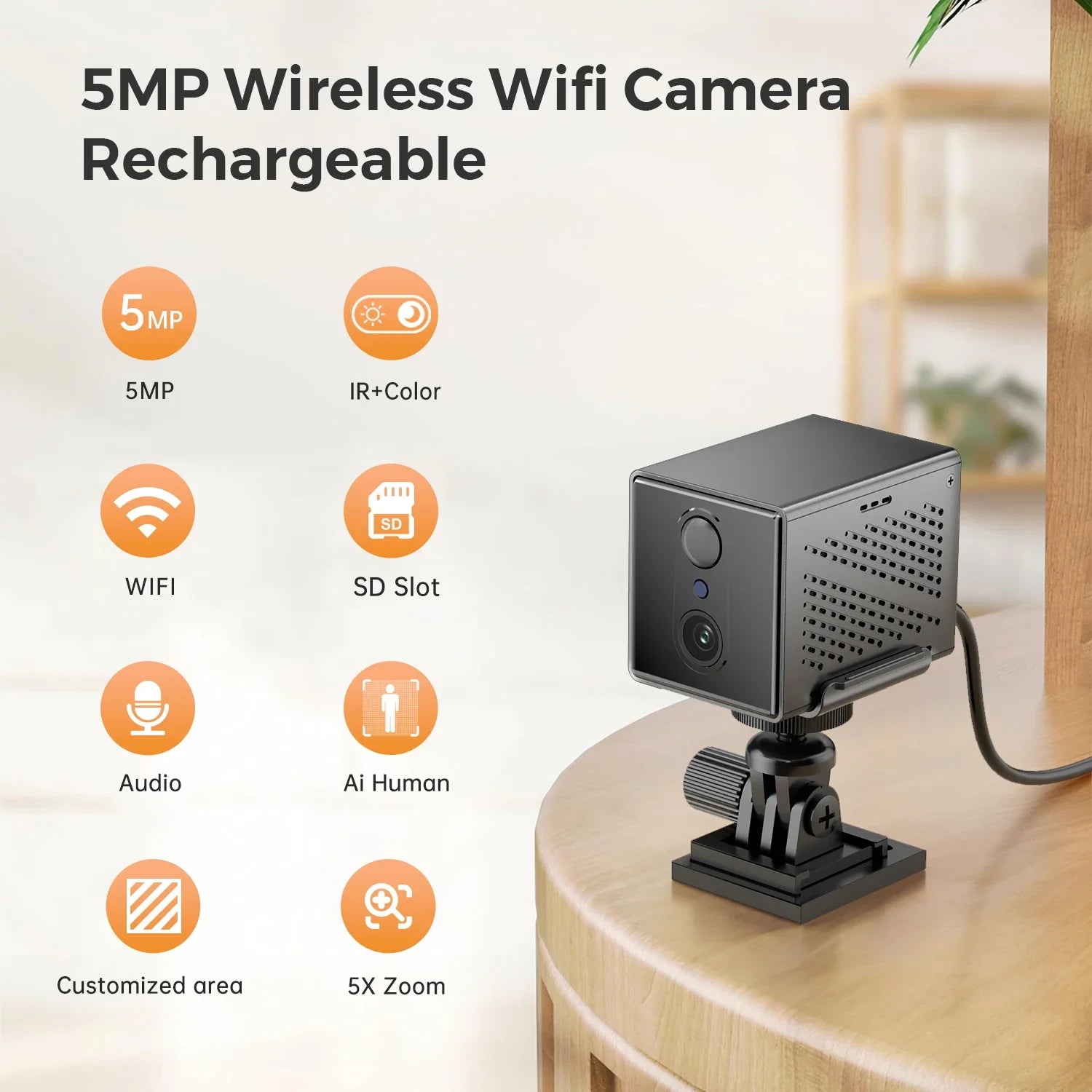 Ultra HD Wifi  Surveillance Camera